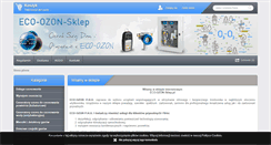 Desktop Screenshot of eco-ozon-sklep.pl