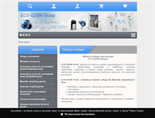 Tablet Screenshot of eco-ozon-sklep.pl